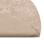 vidaXL Coureur de Tapis MARSA Beige 120 x 120 cm Polyester et PVC