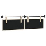 vidaXL Tête de lit suspendue Tissu