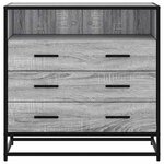 vidaXL Commode sonoma gris 70x41x70 cm bois d'ingénierie