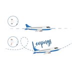 Siva 10330 - Air 571 - Avion bleu