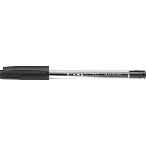 Boîte 10 Stylo à bille Tops 505 Pte Moyenne noir SCHNEIDER
