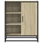 vidaXL Buffet chêne sonoma 62x35x76 cm bois d'ingénierie