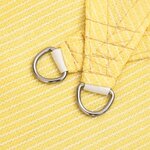 vidaXL Voile d'ombrage 160 g/m² Beige 6x7 m PEHD