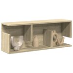 vidaXL Armoire murale 80x20x30 cm chêne sonoma bois d'ingénierie