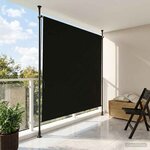 vidaXL Store Roulant Extérieur Noir 100 x 270 cm