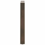 vidaXL Pieds de table à manger en forme de V 3 pièces Acier naturel 70 x (72-73 3) cm