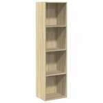 vidaXL Bibliothèque chêne sonoma 40x30x152 cm bois d'ingénierie