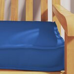 vidaXL Set de coussins de palette 2 Pièces Bleu royal 200 x 40 x 8 cm