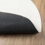 vidaXL Tapis OVIEDO à poils courts crème Ø 160 cm