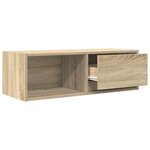 vidaXL Meuble TV chêne sonoma 80x31x25 5 cm bois d'ingénierie