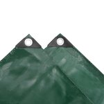 vidaXL Bâche 650 g / m² 1 5 x 10 m Vert