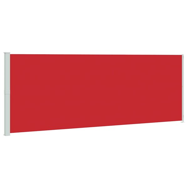 vidaXL Auvent latéral rétractable de patio 220x600 cm Rouge