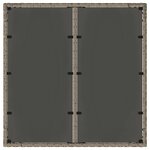 vidaXL Ensemble de salle à manger pour jardin 3 Pièces Gris et marron