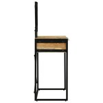 vidaXL Table de maquillage avec miroir 100x40x120 cm Bois massif d'acacia