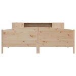 vidaXL Lit bibliothèque sans matelas 180x200 cm bois massif de pin