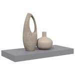vidaXL Étagère murale flottante gris 50x23x3 8 cm MDF