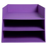Corbeille À Courrier Combo 3 Niveaux Carton Teksto - Couleurs Assorties - X 4 - Exacompta