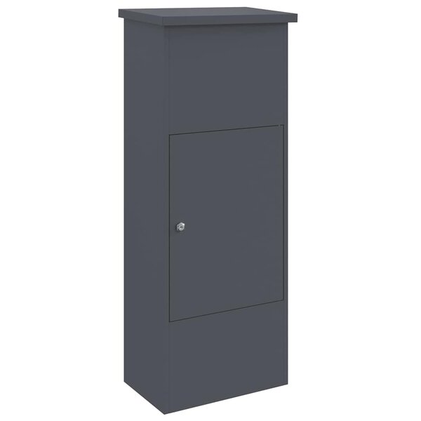vidaXL Boîte de dépôt de colis Anthracite 44.5 x 29 x 110.5 cm Acier