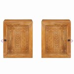 vidaXL Cabinet de salle de bain Marron Clair 38 x 33 x 48 cm