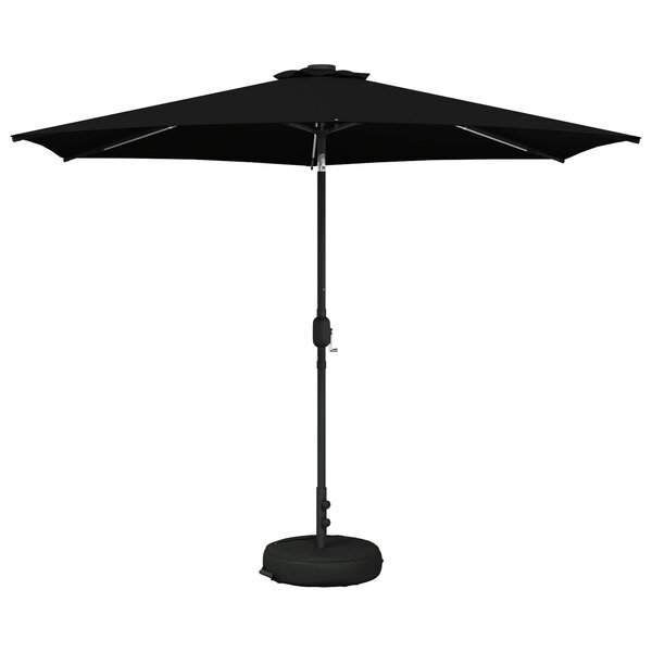 vidaXL Parasol de jardin avec lumières LED et base 300 x 300 cm