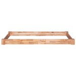 vidaXL Cadre de lit sans matelas bois de chêne massif 90x200 cm