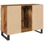 vidaXL Armoire de salle de bain vieux bois 80x33x60 cm bois ingénierie