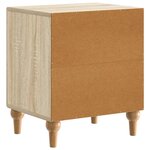 vidaXL Cabinet de chevet Chêne Sonoma 43 x 34 5 x 50 cm