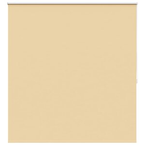 vidaXL Store enrouleur occultant 164 4 x 175 cm  largeur du tissu 160 cm  beige