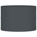 vidaXL Pots de jardin 5 Pièces Anthracite 30 x 30 x 20 cm Acier