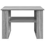 vidaXL Table basse Gris Sonoma 64 x 54 x 44 cm Bois d'ingénierie