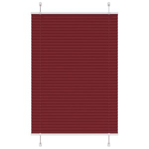 vidaXL Store plissé rouge bordeaux 90x100 cm largeur du tissu 89 4 cm