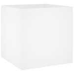 vidaXL Ensemble de meubles de couloir Blanc Bois d'ingénierie