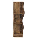 vidaXL Étagère d'angle Bois ancien 34 x 33 x 102 cm Bois d'ingénierie