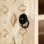 vidaXL Meuble TV 110x30x44 cm Bois massif de manguier