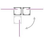 vidaXL Auvent latéral rétractable Crème 120 x 1000 cm