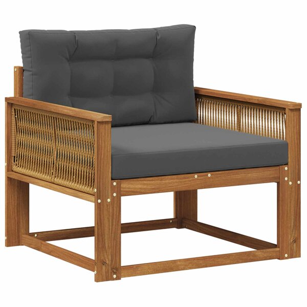 vidaXL Sofa de milieu extérieur Naturel