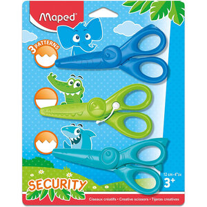 Maped Set de ciseaux cranteur KIDICRAFT  set de 3 en blister