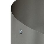 vidaXL Pot en acier inoxydable Acier inoxydable Grand Durable