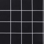 vidaXL Coussins de palette lot de 2 motif à carreaux noir tissu