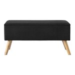 Banc de rangement rembourré 79 x 39 5 x 39 5 cm noir 03_0006446