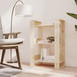 vidaXL Bibliothèque/Séparateur de pièce 60x35x91 cm pin massif