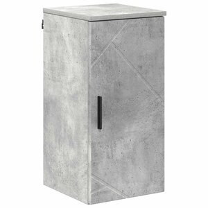 vidaXL Cabinet de salle de bain Gris béton 30 x 31 5 x 61 cm