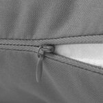 vidaXL Oreiller d'extérieur lot de 4 45 x 45 cm Gris