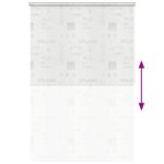 vidaXL Store roulant de douche 160x240 cm Éclaboussures