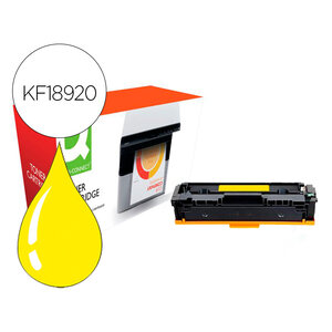 Q-connect toner laser - compatible Canon LBP611Y - Jaune - 2200p