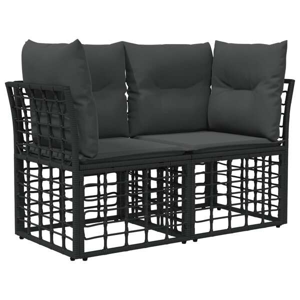 vidaXL Loveseat d'extérieur 2 pièces 2-Nombre de places