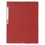 Chemise 3 rabats à élastiques Carte 400g - A4 - Coloris Aléatoire EXACOMPTA