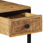 vidaXL Bureau Marron 105 x 50 x 75 cm Bois de manguier massif