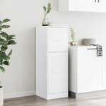 vidaXL Armoire d'apothicaire blanc 40x41x118 cm bois d'ingénierie