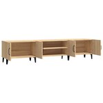 vidaXL Meuble TV Chêne Sonoma 180x31 5x40 cm Bois d'ingénierie